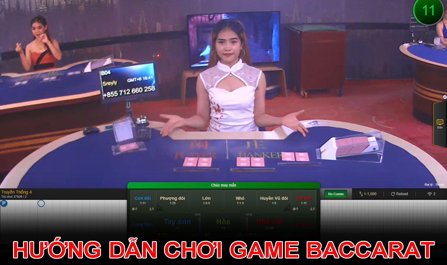 Hướng dẫn chơi game Baccarat chi tiết cho người mới